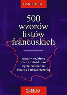 500 wzorów listów francuskich - Książki do nauki języka francuskiego - miniaturka - grafika 2