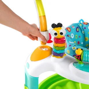 Bright Starts Activity Krzesełko zabaw i mata Laugh & Lights, zielony Chamo - Maty edukacyjne - miniaturka - grafika 5
