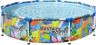 Bestway Basen Steel Pro ze stelażem, 305 x 66 cm - Baseny ogrodowe - miniaturka - grafika 2