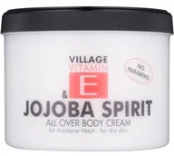 Balsamy i kremy do ciała - Village Vitamin E Jojoba Spirit krem do ciała bez parabenów 500 ml - miniaturka - grafika 1