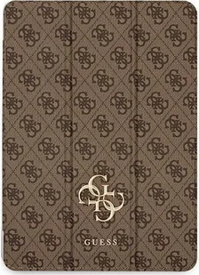 GUESS Etui na iPad 12,9" 2021 Guess 4G Collection Book Cover brąz/brown GUE001470 - Etui do tabletów - miniaturka - grafika 2