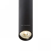 Lampy sufitowe - Redlux RIGA 28 lampa wisząca czarna 230V LED 9W 38° 3000K R12459) Rendl - miniaturka - grafika 1