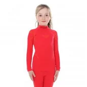 Bluzy narciarskie - Brubeck Bluza thermo jr ls13650 czerwony - miniaturka - grafika 1