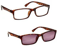 Okulary przeciwsłoneczne - The Reading Glasses Company Te okulary do czytania przedsiębiorstwach czarno-niebieski brązowy kolor liliowy Reader wartość 4er Pack Mężczyźni Kobiety rrrr92 RS92-2-150 - miniaturka - grafika 1