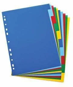 Elba PRZEKŁADKI A4 10T PP12/100 KOLOR - Przekładki do segregatorów - miniaturka - grafika 3