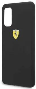 Ferrari Hardcase FESSIHCS62BK S20 G980 czarny/black Silicone hurtel-62364-0 - Etui i futerały do telefonów - miniaturka - grafika 5