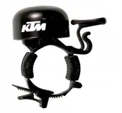 Dzwonki do roweru - KTM Dzwonek Rowerowy Czarny 32mm - miniaturka - grafika 1