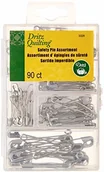Nożyce kuchenne - Dritz Quilting Dritz 3328 agrafki, różne rozmiary, z pudełkiem do przechowywania - miniaturka - grafika 1