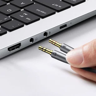 uGreen UGREEN AV192 Rozdzielacz audio AUX słuchawki + mikrofon do kabel mini jack 3.5mm szary) 11521 - Adaptery i przejściówki - miniaturka - grafika 2