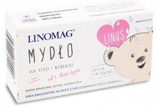 Ziołolek PRZEDSIĘBIORSTWO FARMACEUTYCZNE SP. Z O Linomag Mydło dla dzieci i niemowląt, 100g - Kosmetyki kąpielowe dla dzieci - miniaturka - grafika 3