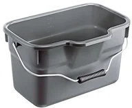 Inne artykuły do sprzątania - Rotho wiader prostokątny Basic gospodarstwa domowego z uchwytem, zawartość 12 L, plastik, antracyt, 38 x 26 x 23 cm 1752708853 - miniaturka - grafika 1