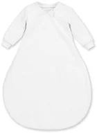 Śpiworki dla dzieci - Sterntaler lekki śpiwór dla niemowląt, z rękawami, zamek błyskawiczny, rozmiar: 50, kremowy 50 biały - miniaturka - grafika 1