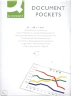 Koszulki na dokumenty - Q-Connect kieszeń samoprzylepna, format A5, 10 sztuk - miniaturka - grafika 1