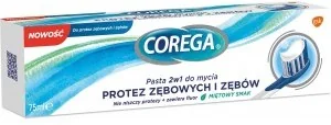 GLAXOSMITHKLINE CONSUMER HEALTHCARE SP. Z O.O. Corega pasta 2w1 do mycia protez zębowych i zębów smak miętowy 75 ml 7068496 - Higiena protez i aparatów ortodontycznych - miniaturka - grafika 4