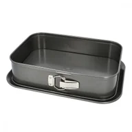 Formy do ciast - Birkmann Easy Baking 34 X 23,5 Cm Czarna Tortownica Prostokątna Z Wyjmowanym Dnem Ze Stali Węglowej - miniaturka - grafika 1
