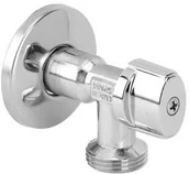 Zawory i kraniki - Arco Valvulas Sp z o.o Zawór kątowy do pralki 1/2x3/4 728MN - miniaturka - grafika 1