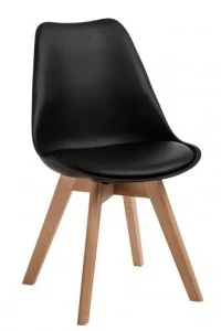 Fotel biurowy, krzesło biurowe D2.DESIGN Krzesło Norden Cross PP czarne 1627 113101 - Fotele i krzesła biurowe - miniaturka - grafika 2