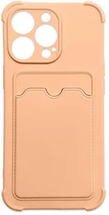 Hurtel Card Armor Case etui pokrowiec do iPhone 12 Pro portfel na kartę silikonowe pancerne etui Air Bag różowy - Etui i futerały do telefonów Hurtel Card Armor Case etui pokrowiec do iPhone 12 Pro portfel na kartę silikonowe pancerne etui Air Bag różowy - Etui i futerały do telefonów - miniaturka - grafika 1