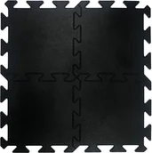 Maty do ćwiczeń - UnderFit Mata podłoga puzzle gumowa na siłownie 100 x 100 x 2 cm UF108 - miniaturka - grafika 1