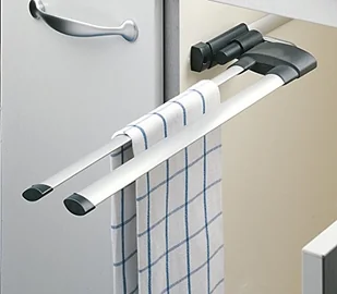 Hailo Secco Alu Line 3132101 2-ramienny, wysuwany wieszak na ręczniki 3132101 - Wieszaki łazienkowe Hailo Secco Alu Line 3132101 2-ramienny, wysuwany wieszak na ręczniki 3132101 - Wieszaki łazienkowe - miniaturka - grafika 1