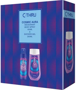 C-Thru Cosmic Aura Zestaw Dezodorant w sprayu 150 ml + Żel pod prysznic 250 ml - Zestawy kosmetyków męskich - miniaturka - grafika 2