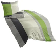 Pościel - Bierbaum 4643_06 Dessin pościel z mako-satyny, wzór Silber 06, poszewka na kołdrę: 155x220 cm i poszewka na poduszkę: 80x80 cm 4643_06 - miniaturka - grafika 1