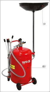 Yato ZLEWARKO WYSYSARKA PNEUMATYCZNA 65 L Z ZESTAWEM 6 SOND SSĄCYCH - Narzędzia warsztatowe - miniaturka - grafika 5