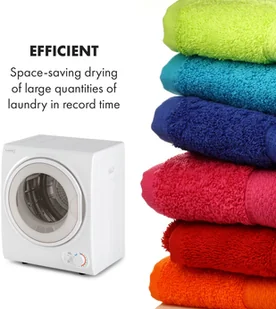 Suszarka Klarstein MNW8-Jet set 2500-WH - Suszarki do prania - miniaturka - grafika 4