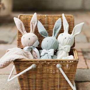 Elodie Details Blinkie Bonnie, Kocyk przytulanka, Biały - Maskotki i pluszaki - miniaturka - grafika 4