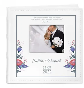 NA Murrano Album mały z oknem nadruk dedykacja dla pary ślub ALB-SO-WH-UV-036 - Albumy fotograficzne NA Murrano Album mały z oknem nadruk dedykacja dla pary ślub ALB-SO-WH-UV-036 - Albumy fotograficzne - miniaturka - grafika 1