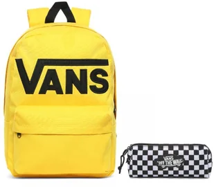 Vans Plecak szkolny Old Skool III Lemon Chrome - VN0A3I6R85W + piórnik - Plecaki - miniaturka - grafika 20