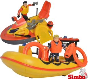 Simba Strażak Sam, łódź ratownicza Neptun, zestaw, 925-1047 - Figurki dla dzieci - miniaturka - grafika 28