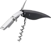 Korkociągi i otwieracze - Zone Denmark Korkociąg i otwieracz Rocks czarny stalowy 11982 - miniaturka - grafika 1