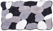 Dywaniki łazienkowe - AWD Interior Dywanik łazienkowy KAMIENIE SZARY 80 - miniaturka - grafika 1