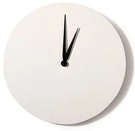 Zegary - Artemio artemio Zegar ścienny do dekoracji, prostokątny, 30 cm, biały 14001239 - miniaturka - grafika 1