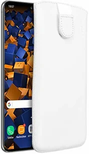 Mumbi Prawdziwe skórzane etui kompatybilne z Samsung Galaxy S20+ etui skórzane Case Wallet, białe leathercase klapp handtasche cover - Etui i futerały do telefonów - miniaturka - grafika 9