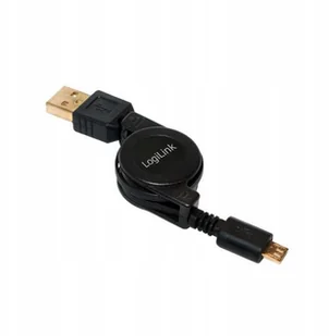 Logilink Rozwijany Kabel USB A męski do Micro USB B męski CU0090 - Kable USB - miniaturka - grafika 4