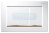 Przyciski spłukujące - Geberit OMEGA 30 przycisk spłukujący biały/złocony/biały 115.080.KK.1 - miniaturka - grafika 1