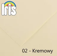 Szkolne artykuły papiernicze - Karton iris A4 185g 50ark.02-kremowy 200040153 - miniaturka - grafika 1