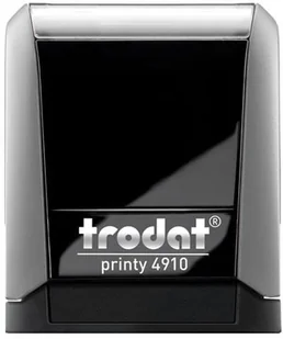 Trodat Pieczątka automat 4910 szara - poduszka czarna 26X9mm /TRE-4910SZWCA/ UN190-5 - Pieczątki - miniaturka - grafika 2