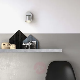 Matowy, chromowany spot LED Dender - Lampy ścienne - miniaturka - grafika 5