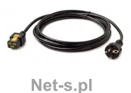 APC Power Cord, Locking C19 To Cee/7 Schuko,3 m AP8755 - Akcesoria do serwerów - miniaturka - grafika 3