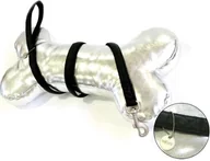 Smycze dla psów - Vanity c5079282 ze sztucznej skóry smycz mylord, 120 cm X 15 MM, czarna - miniaturka - grafika 1