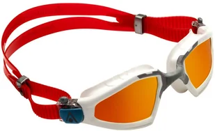 Aqua Sphere Okulary do pływania KAYENNE PRO Red Titanium Mirrored - Pływanie - miniaturka - grafika 4