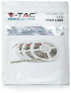 v-tac Taśma LED V-TAC SMD3528 300LED IP20 3,6W/m VT-3528 6000K 400lm - Taśmy LED - miniaturka - grafika 4