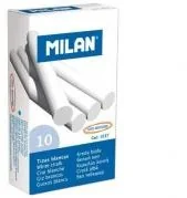 Artykuły biurowe - MILAN Kreda biała 10 sztuk - miniaturka - grafika 1