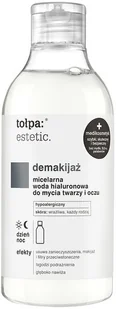 Tołpa ESTETIC DEMAKIJAŻ. MICELARNA WODA HIALURONOWA DO MYCIA TWARZY I OCZU 300 ML - Płyny micelarne - miniaturka - grafika 5