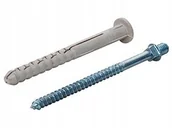 Rynny i akcesoria - Wavin Wkręt Dwugwintowy M8x160 Śruba Rynna Kanion - miniaturka - grafika 1