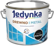 Farby do metalu - Jedynka Emalia alkidowa czarna 2 5 l - miniaturka - grafika 1