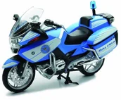 Kolekcjonerskie modele pojazdów - Newray policji 43173 model -motocykl "BMW R1200 RT-P Włochy" 1: 12 - miniaturka - grafika 1